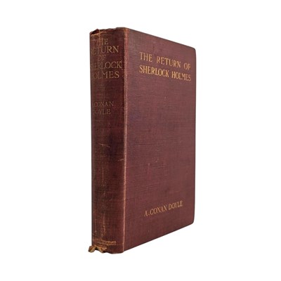 Lot 126 - CONAN DOYLE, ARTHUR. 1911 THE RETURN OF SHERLOCK HOLMES NEW EDITION IN ORIG. CLOTH