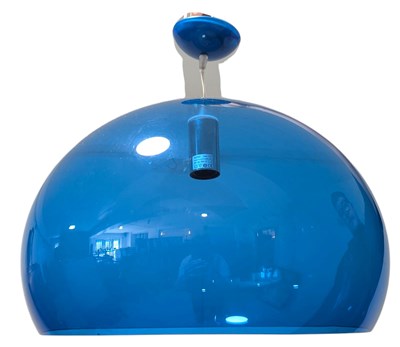 Lot 521 - BLUE KARTELL FL/Y FLY CEILING LAMP BY FERRUCCIO LAVIANI