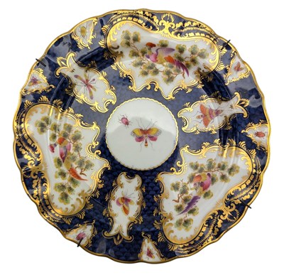Lot 116 - ROYAL WORCESTER - 1908 EDWARDIAN GRAINGER PORCELAIN CABINET PLATE