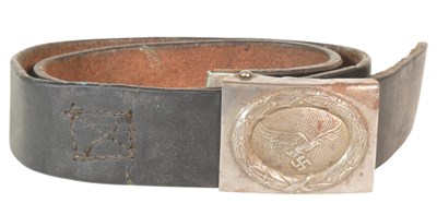 Lot 133 - WWII SECOND WORLD WAR GERMAN LUFTWAFFE UNIFORM BELT