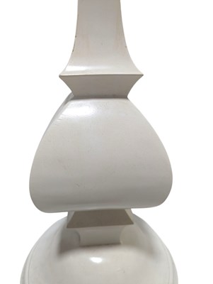 Lot 274 - BRITISH CONTEMPORARY DESIGN WHITE REIN FLOOR STANDARD LAMP