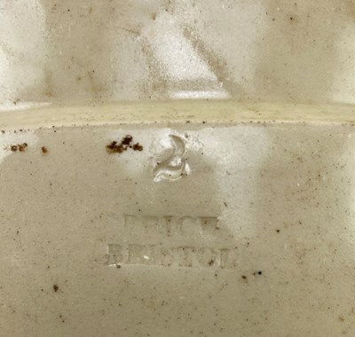 Lot 115 - TOBACCIANA - 19TH CENTURY PARNELL & SONS OF BRISTOL PAINTED TOBACCO JAR WITH ROYAL CREST