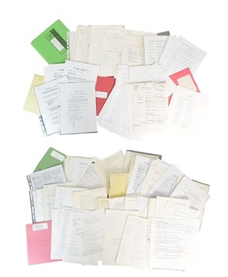 Lot 288 - THE RONALD WOLFE COLLECTION - TEACHING / LECTURE NOTES