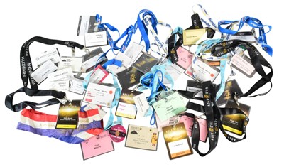 Lot 81 - THE RONALD WOLFE COLLECTION - EVENT LANYARDS