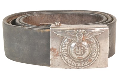 Lot 230 - WWII SECOND WORLD WAR GERMAN SS BELT BUCKLE