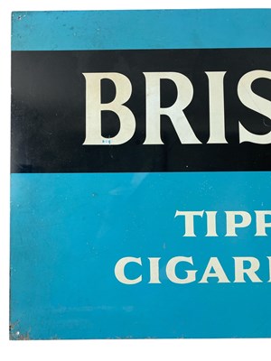 Lot 68 - BRISTOL TIPPED CIGARETTES - ADVERTISING TIN SIGN