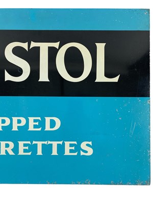 Lot 68 - BRISTOL TIPPED CIGARETTES - ADVERTISING TIN SIGN