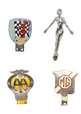 Lot 338 - AUTOMOBILIA - COLLECTION OF VINTAGE CAR CLUB BADGES & MASCOTS