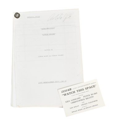 Lot 27 - THE RONALD WOLFE COLLECTION - WATCH THIS SPACE