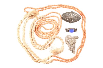 Lot 264 - ASSORTED ANTIQUE & VINTAGE JEWELLERY