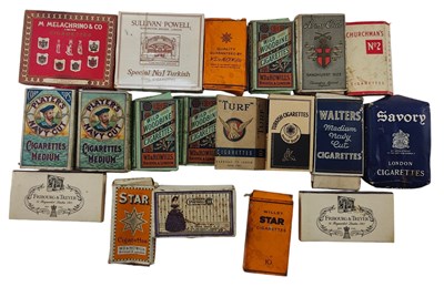 Lot 158 - TOBACCIANA. COLLECTION OF EARLY 20TH CENTURY CIGARETTE BOXES, SOME WITH CONTENTS