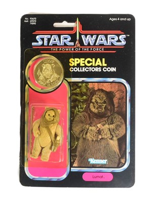Lot 547 - STAR WARS - VINTAGE POWER OF THE FORCE LUMAT ACTION FIGURE