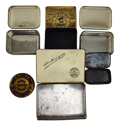 Lot 161 - PLAYER'S NAVY CUT CIGARETTES. SIX EARLY TO MID CENTURY ADVERTISING TINS