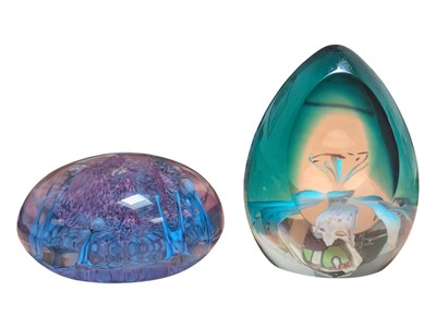 Lot 81 - CAITHNESS - TWO LIMITED EDITION STUDIO GLASS PAPERWEIGHTS