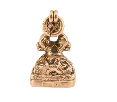 Lot 183 - VICTORIAN HALLMARKED 9CT GOLD SEAL FOB