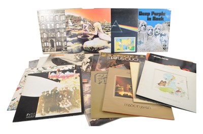 Lot 412 - VINTAGE 20TH CENTURY VINYL RECORD ALBUMS - PINK FLOYD, LED ZEPPELIN, DEEP PURPLE