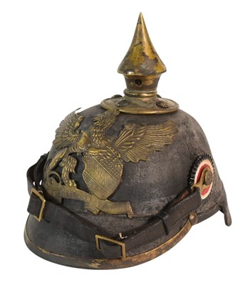 Lot 290 - WWI FIRST WORLD WAR IMPERIAL GERMAN PICKLEHAUBE