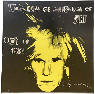 Lot 129 - AFTER ANDY WARHOL - WILLIAMS COLLEGE PRINT ON BOARD