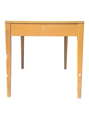 Lot 553 - POST WAR AIR MINISTRY GOLDEN OAK WRITING TABLE DESK