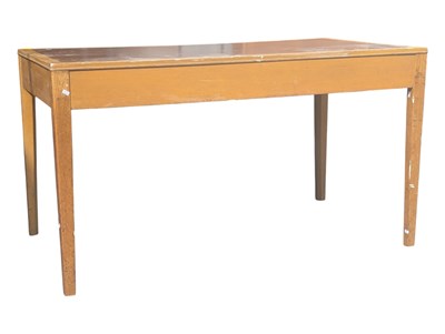 Lot 553 - POST WAR AIR MINISTRY GOLDEN OAK WRITING TABLE DESK