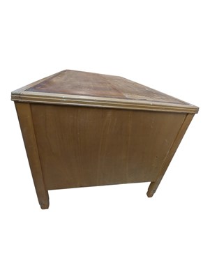 Lot 554 - POST WAR AIR MINISTRY 20TH CENTURY STYLE BEECH WOOD & INSET TOPPED DESK