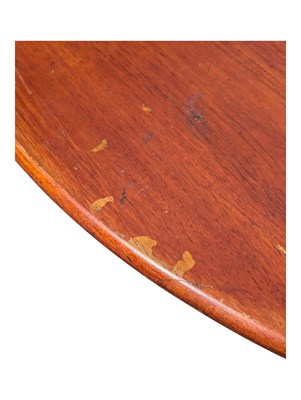 Lot 557 - JENTIQUE FURNITURE - MID CENTURY TEAK TABLE WITH 6 DINING CHAIRS