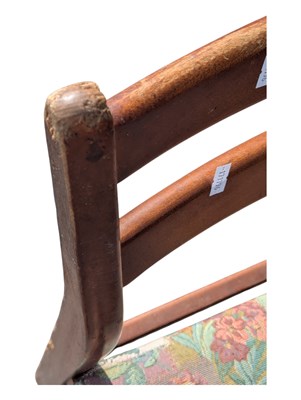 Lot 557 - JENTIQUE FURNITURE - MID CENTURY TEAK TABLE WITH 6 DINING CHAIRS
