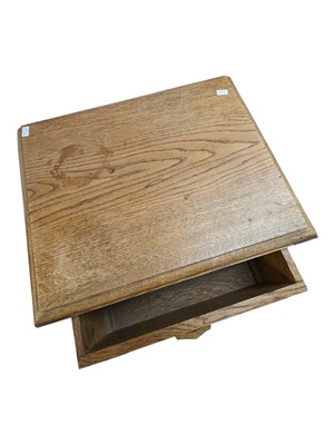 Lot 556 - AIR MINISTRY MID CENTURY OAK PEDESTAL DESK, CHAIR & BEDSIDE CABINET