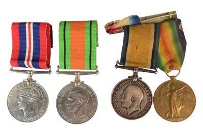 Lot 156 - FIRST & SECOND WORLD WAR MEDAL GROUP