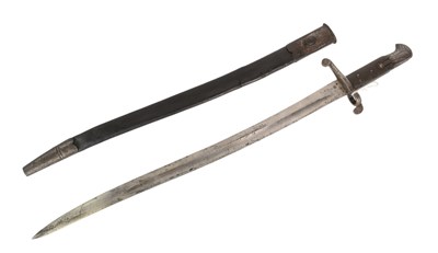 Lot 348 - 19TH CENTURY 1866 PATTERN SNIDER-ENFIELD RIFLE BAYONET