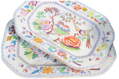 Lot 167 - MASONS - COLLECTION OF 19TH CENTURY FLYING BIRD PATTERN IRONSTONE