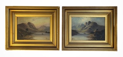 Lot 378 - JOHN HENRY BOEL AKA FRANCIS JAMESON - PAIR OF OIL ON CANVAS LANDSCAPE PAINTINGS