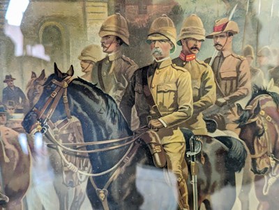 Lot 760 - MILITARY INTEREST BOER WAR PRINT OF LORD ROBERTS