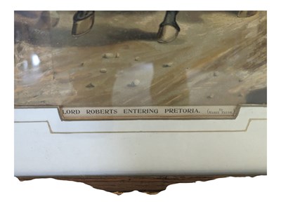 Lot 760 - MILITARY INTEREST BOER WAR PRINT OF LORD ROBERTS