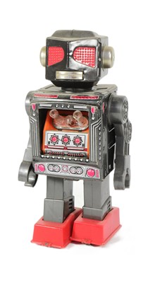 Lot 661 - TINPLATE TOYS - VINTAGE JAPANESE HORIKAWA ATTACKING MARTIAN