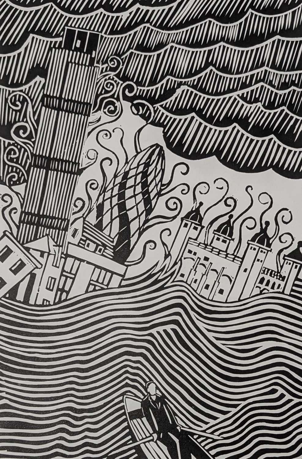 Lot 115 - STANLEY DONWOOD (B.1968) - LONDON VIEWS - CHERKIN, 2006