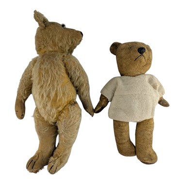 Lot 37 - TWO EARLY 20TH CENTURY VINTAGE TEDDY BEARS