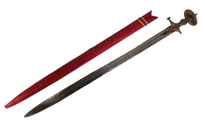 Lot 333 - CENTURY INDIAN KIRACH SWORD