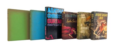 Lot 98 - CHRISTIE, AGATHA. COLLECTION OF SIX BOOK CLUB EDITIONS, FOUR IN DUST WRAPPERS