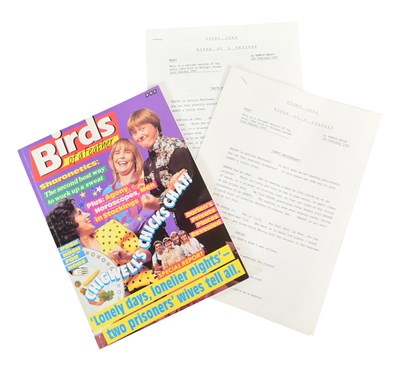 Lot 337 - THE RONALD WOLFE COLLECTION – BIRDS OF A FEATHER