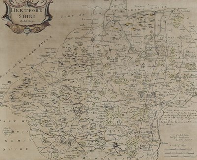 Lot 15 - ROBERT MORDEN - LATE 17TH CENTURY ENGRAVED MAP