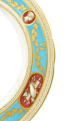 Lot 12 - 19TH CENTURY MINTON CAMEO CABINET PLATE