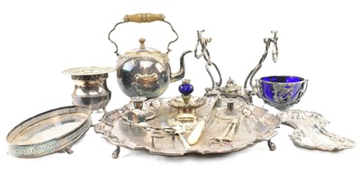 Lot 95 - MIXED SELECTION OF SILVER-PLATED ITEMS
