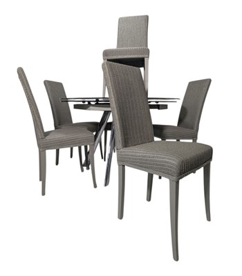 Lot 326 - GIRO BY BONTEMPI CASA - HIGH-END ITALIAN DINING TABLE AND CHAIRS