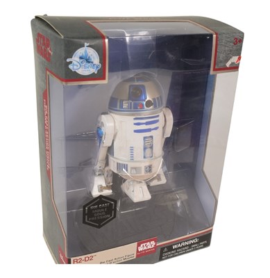 Lot 586 - BACK TO THE FUTURE & STAR WARS R2-D2 DIECAST MODELS