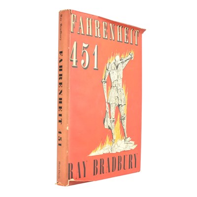 Lot 35 - BRADBURY, RAY. 1954 FAHRENHEIT 451 FIRST UK EDITION, FIRST IMPRESSION IN DUST WRAPPER