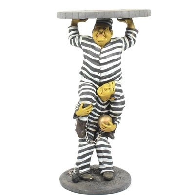 Lot 57 - LAUREL & HARDY - RESIN SIDE TABLE