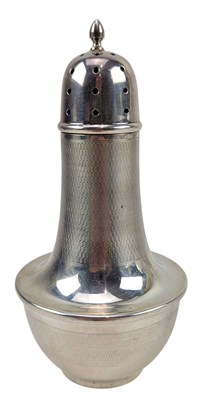 Lot 6 - EDWARD VII HALLMARKED SILVER SUGAR SIFTER CASTOR