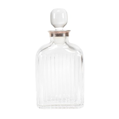 Lot 107 - PORTUGUESE TOPAZIO CASQUINHA CRYSTAL DECANTER