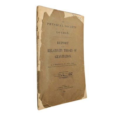Lot 25 - [EINSTEIN, ALBERT]. 1918 REPORT ON THE RELATIVITY THEORY OF GRAVITATION